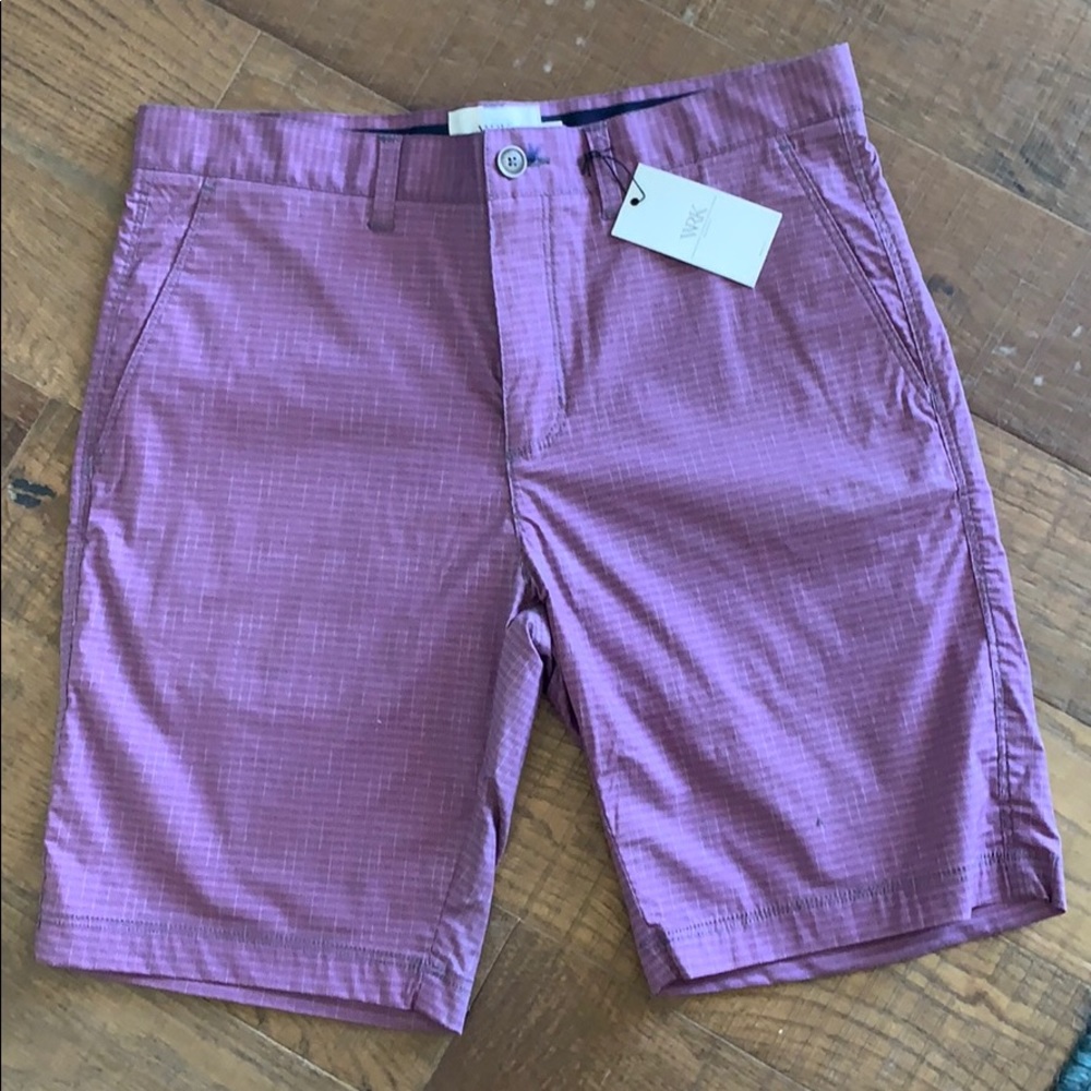 Textures Multiline Printed Shorts